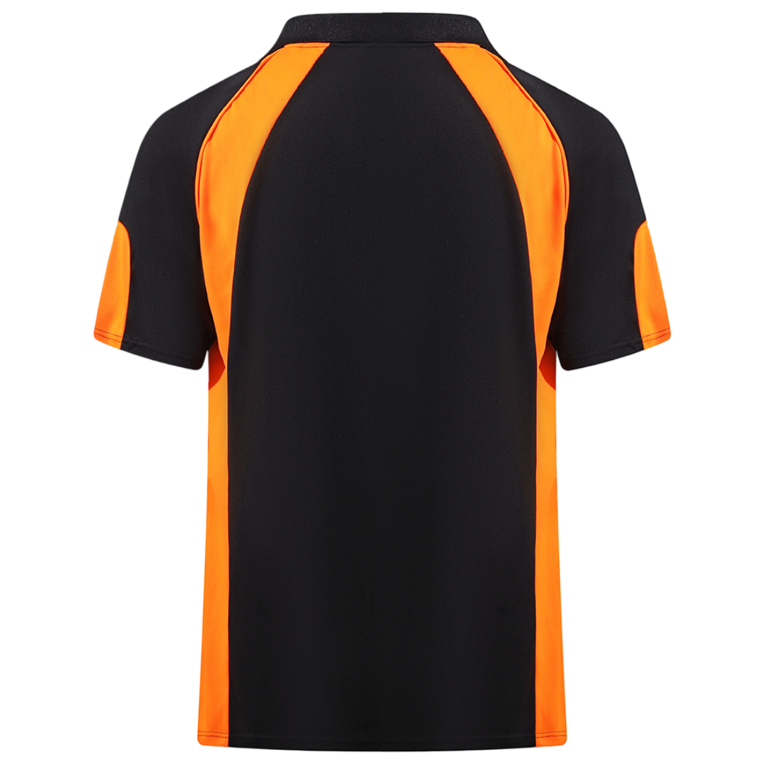 Black & Orange Cool Mesh (Men's - 160GSM)