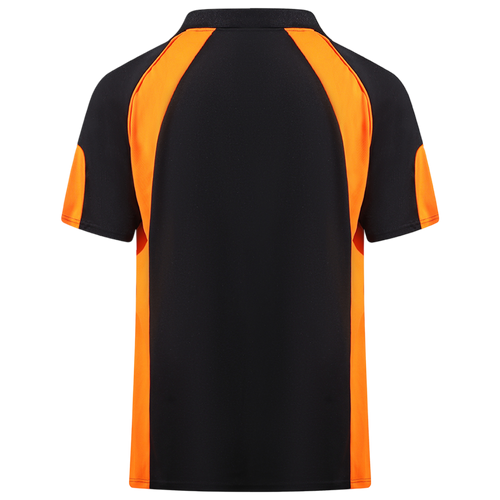 Black & Orange Cool Mesh (Men's - 160GSM)