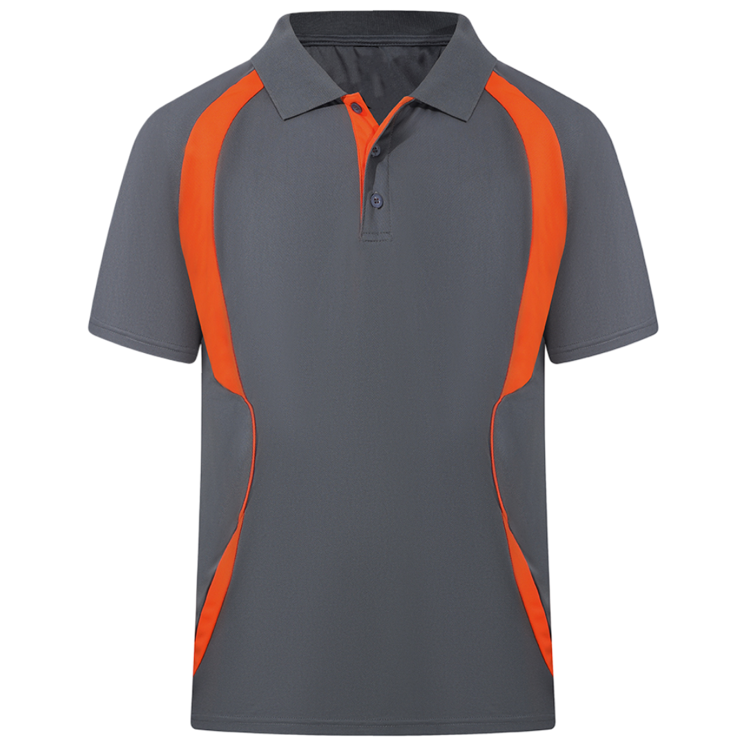 Charcoal & Orange Flex Fit (Women's - 160GSM)