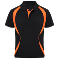 Black & Orange Flex Fit (Women's - 160GSM)