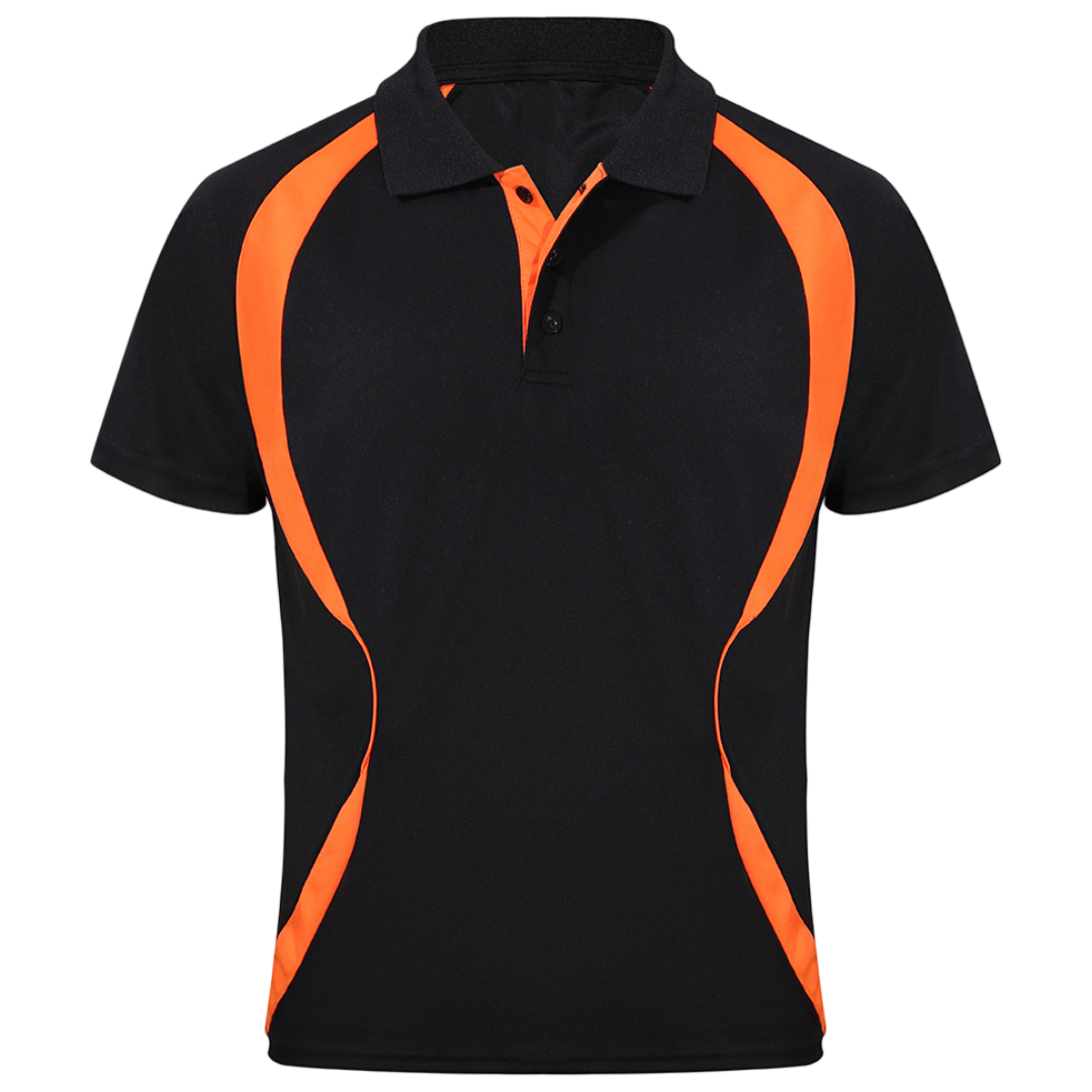 Black & Orange Flex Fit (Women's - 160GSM)