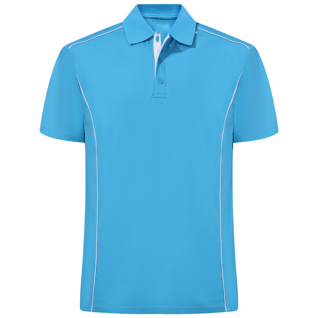 Aqua & White Iron Clad (Men's - 160GSM)