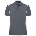 Charcoal & White Vanguard (Men's - 160GSM)