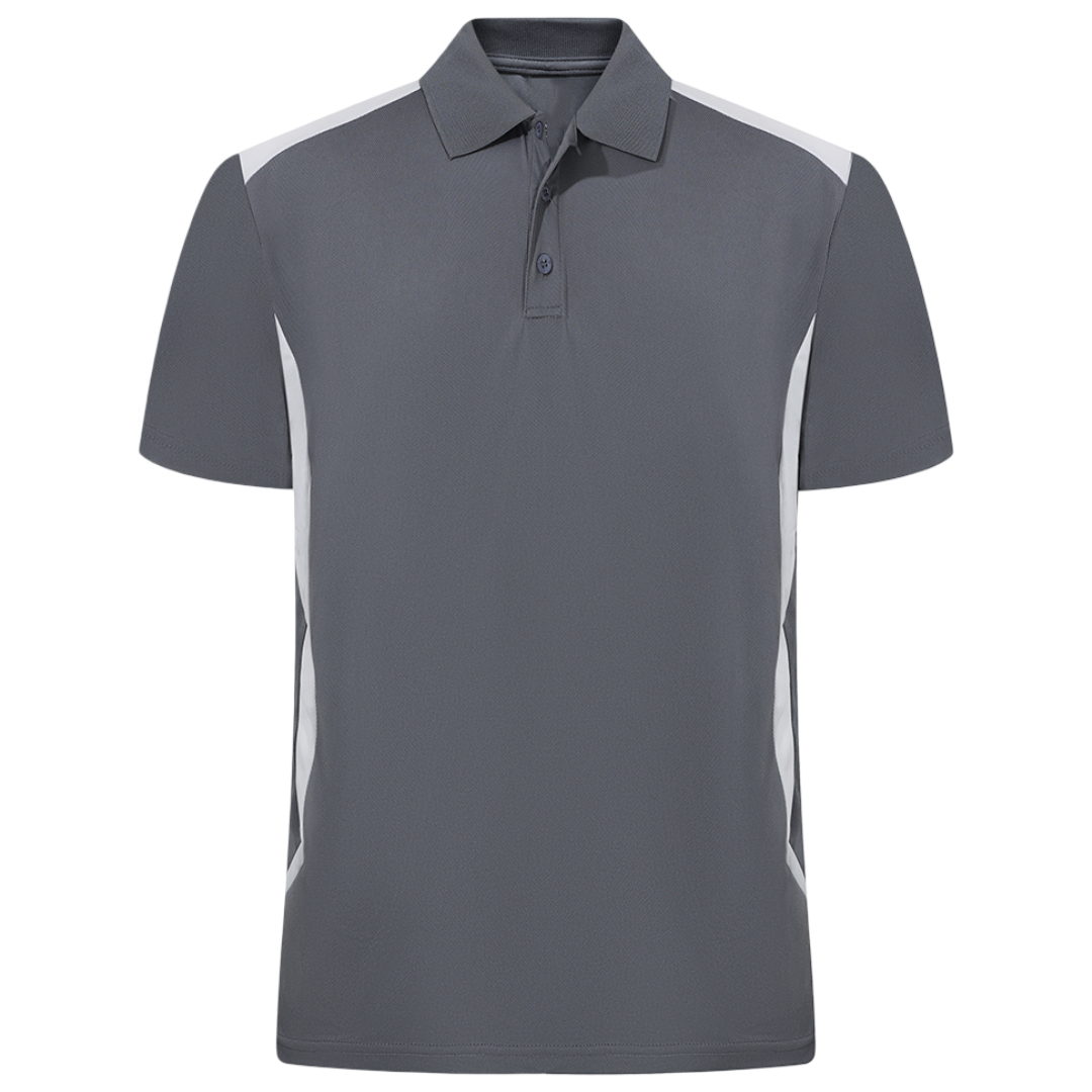 Charcoal & White Vanguard (Men's - 160GSM)
