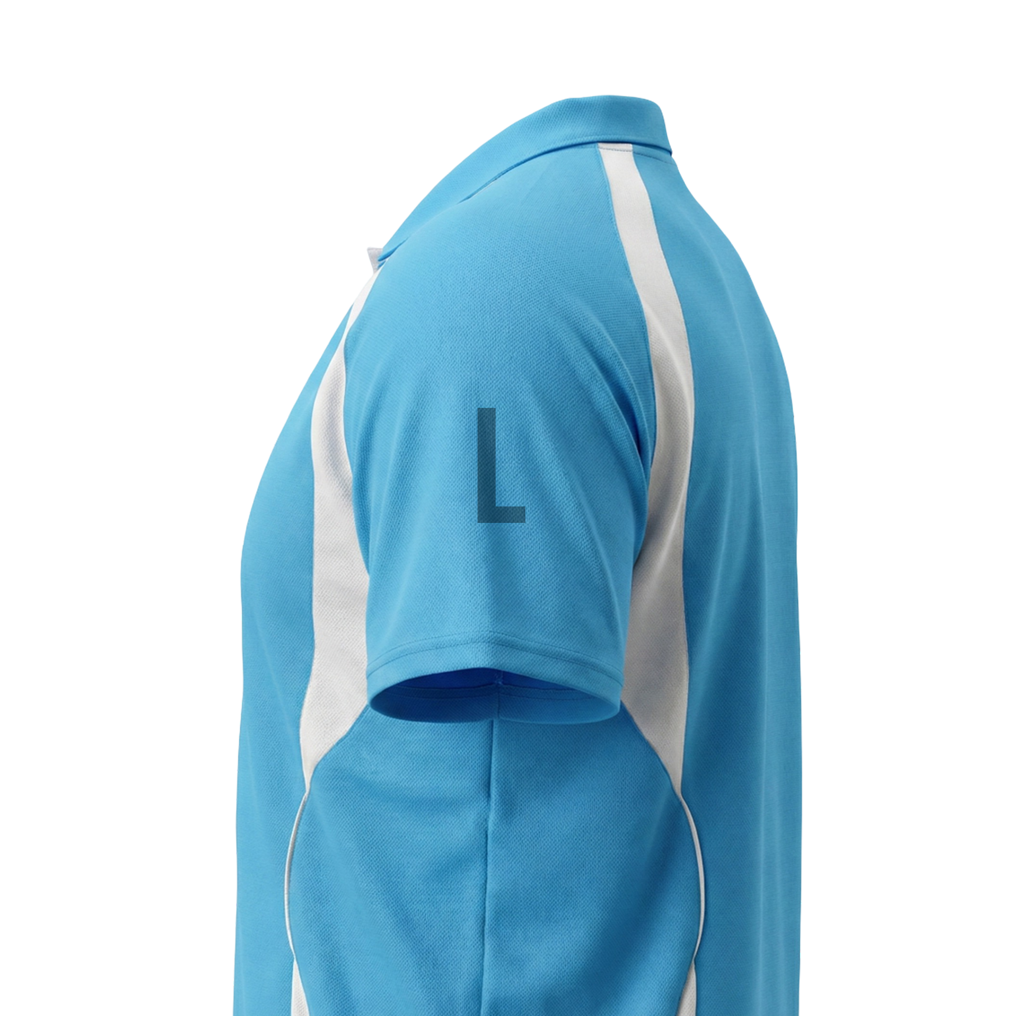 Aqua & White Flex Fit (Men's - 160GSM)