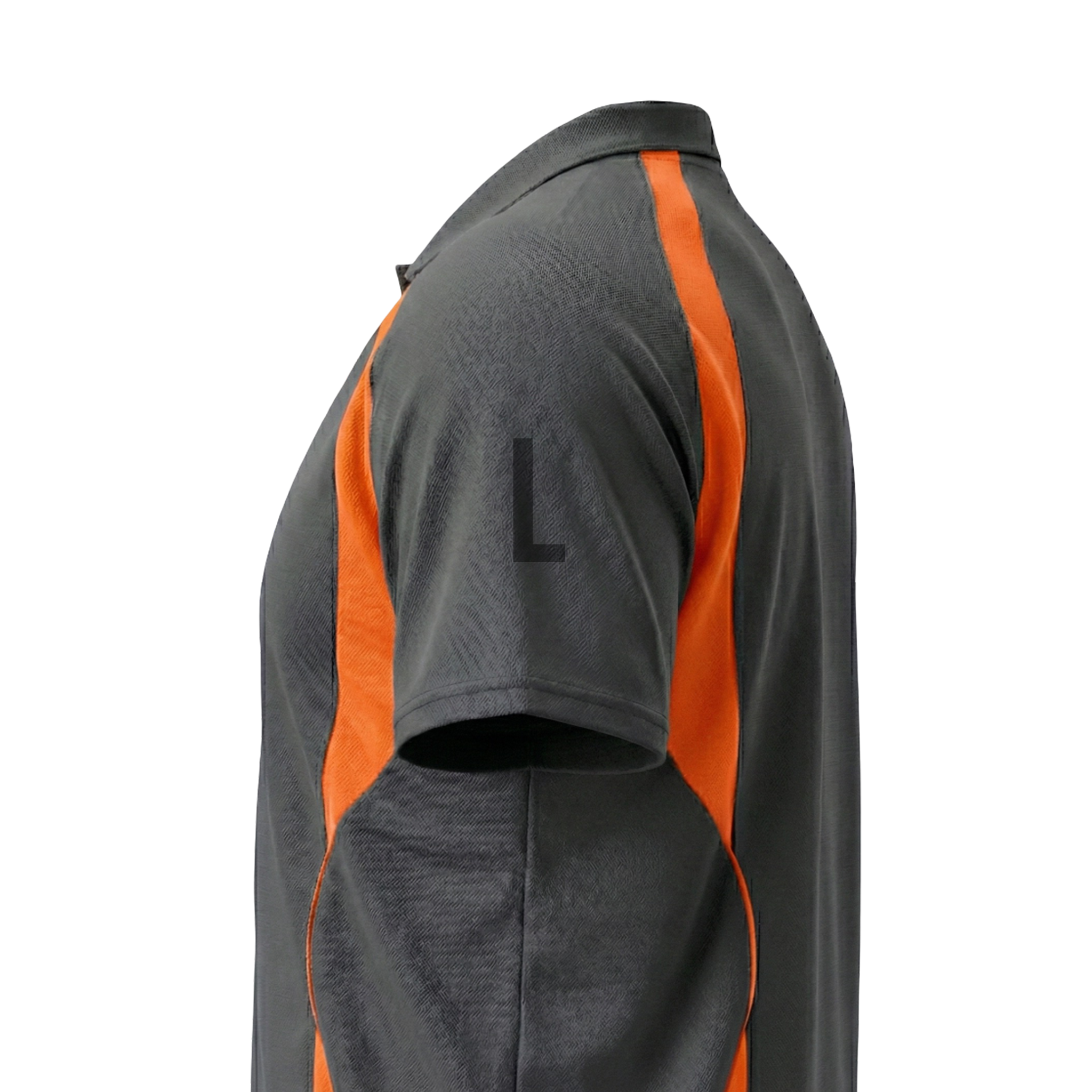 Charcoal & Orange Flex Fit (Women's - 160GSM)