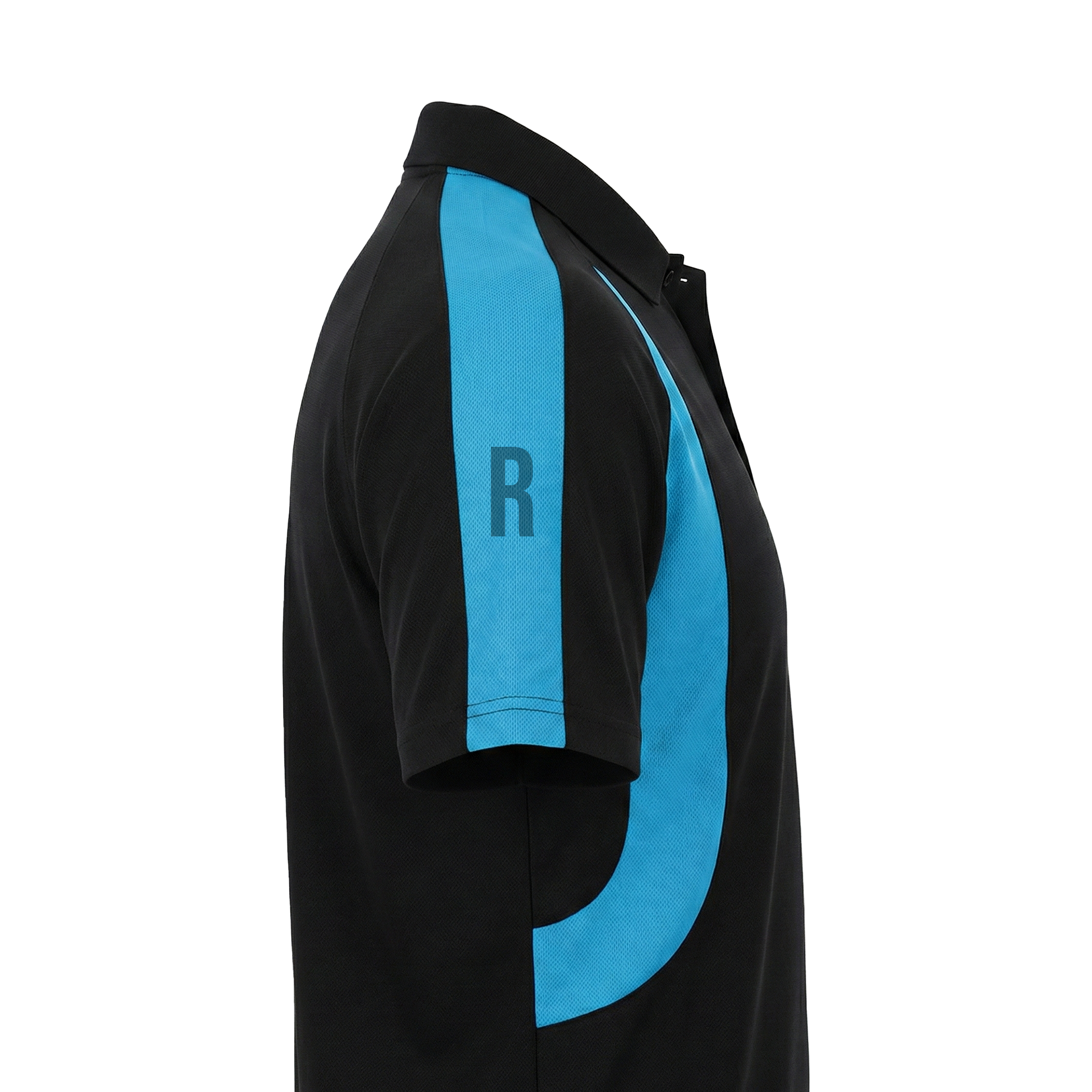 Black & Aqua Air Feel (Men's - 160GSM)