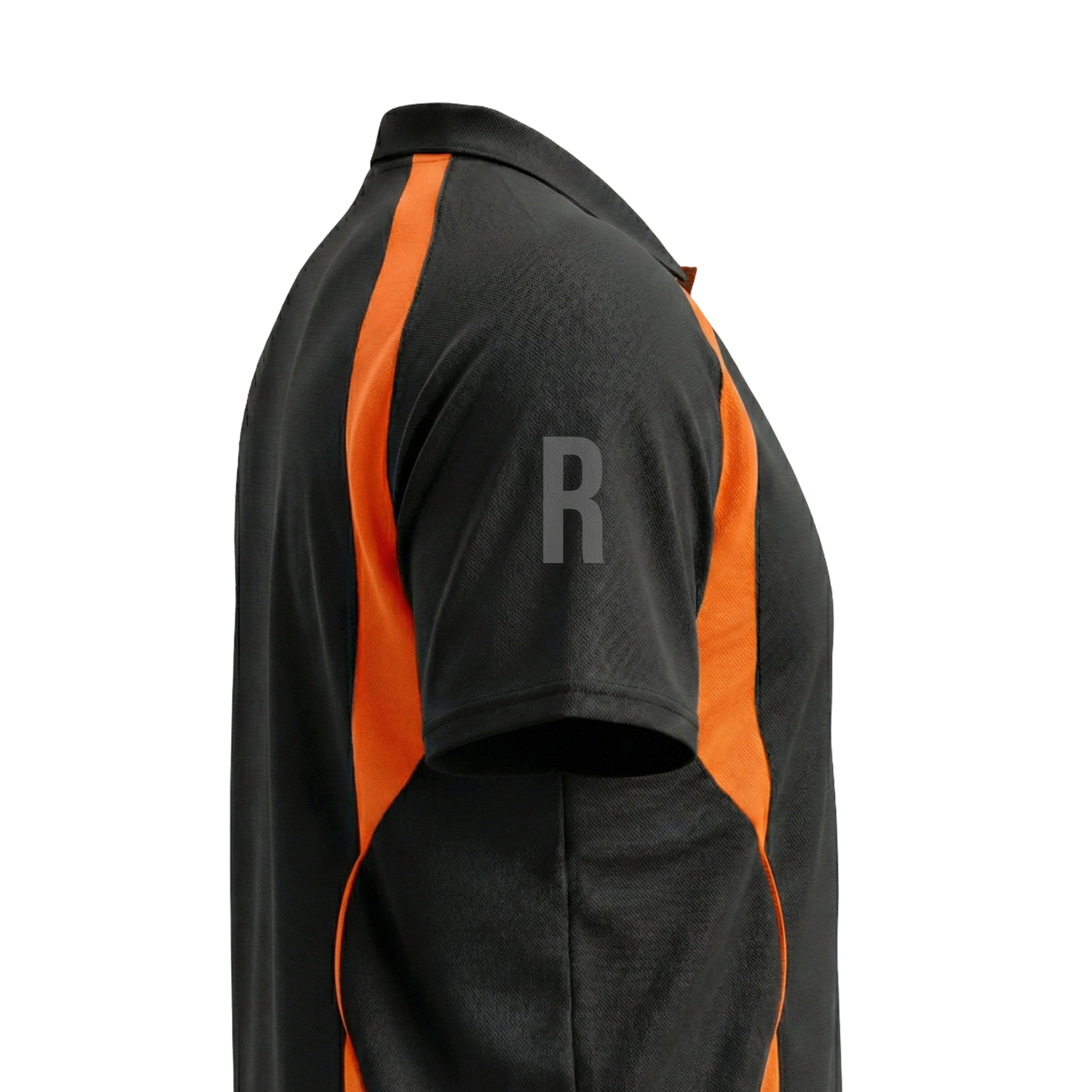 Black & Orange Flex Fit (Women's - 160GSM)