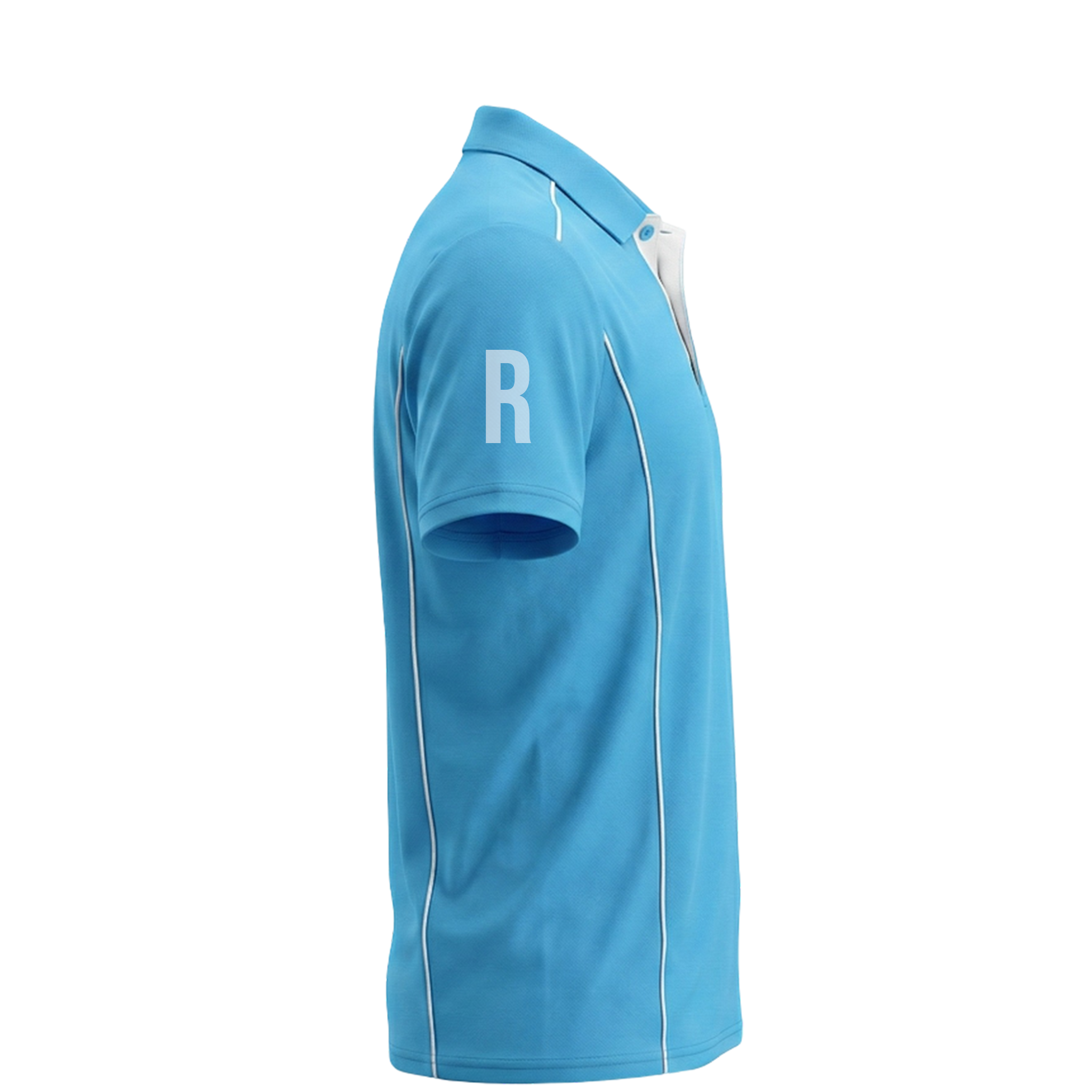 Aqua & White Iron Clad (Men's - 160GSM)