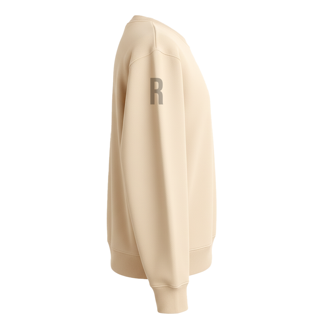 Cream Sweetshirt (Unisex - 280GSM)