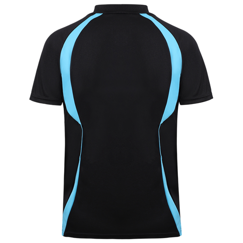 Black & Aqua Flex Fit (Men's - 160GSM)