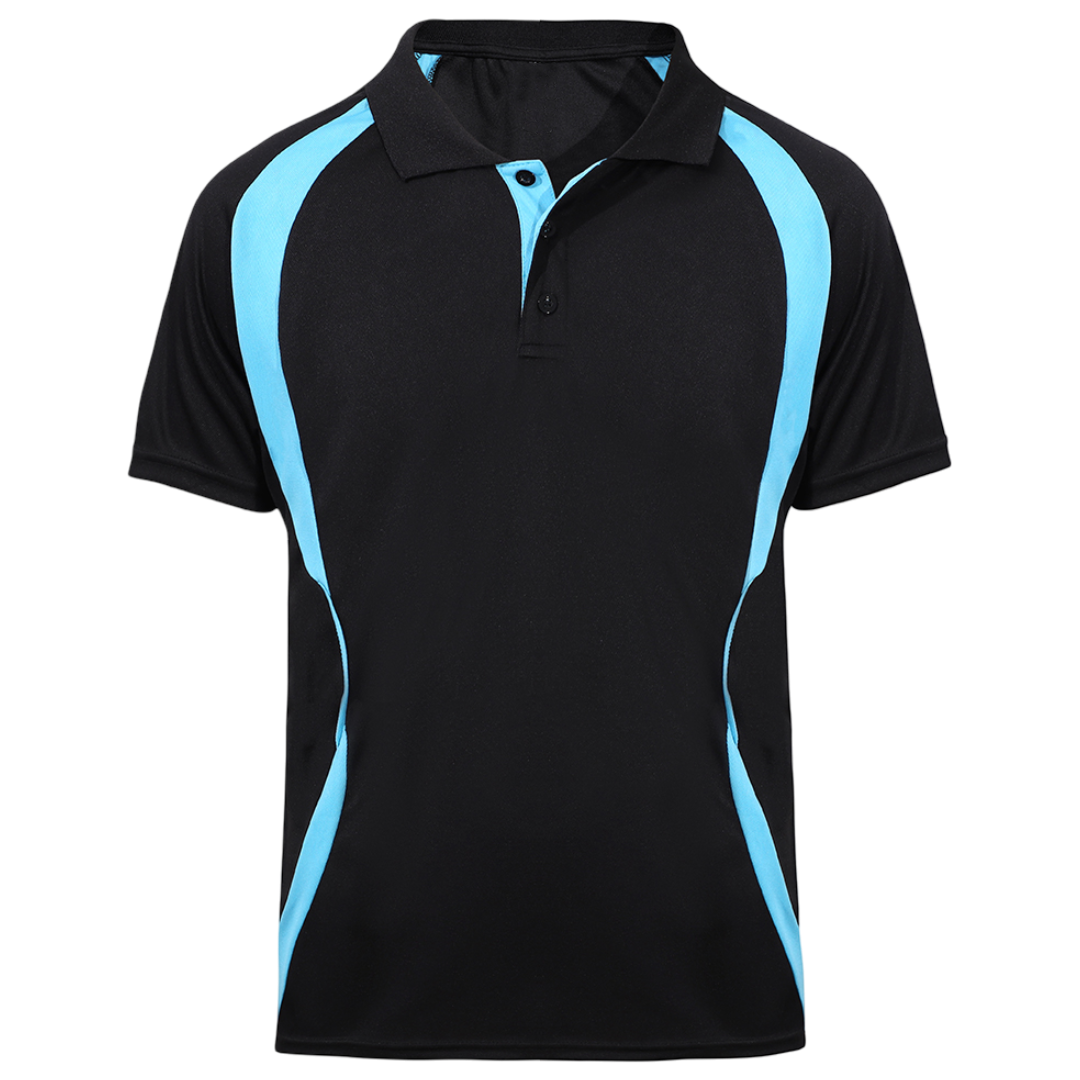 Black & Aqua Flex Fit (Women's - 160GSM)