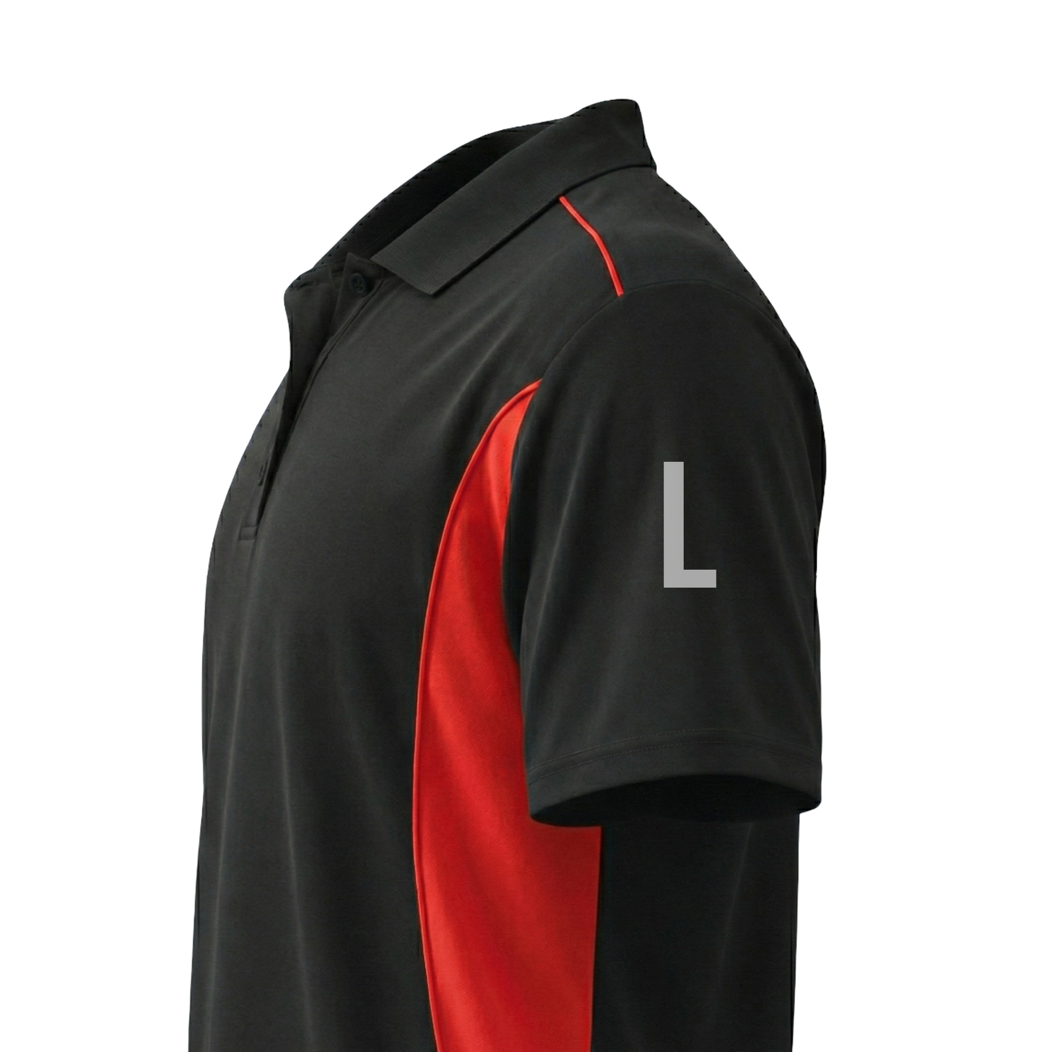 Black & Red True Dry (Men's - 160GSM)