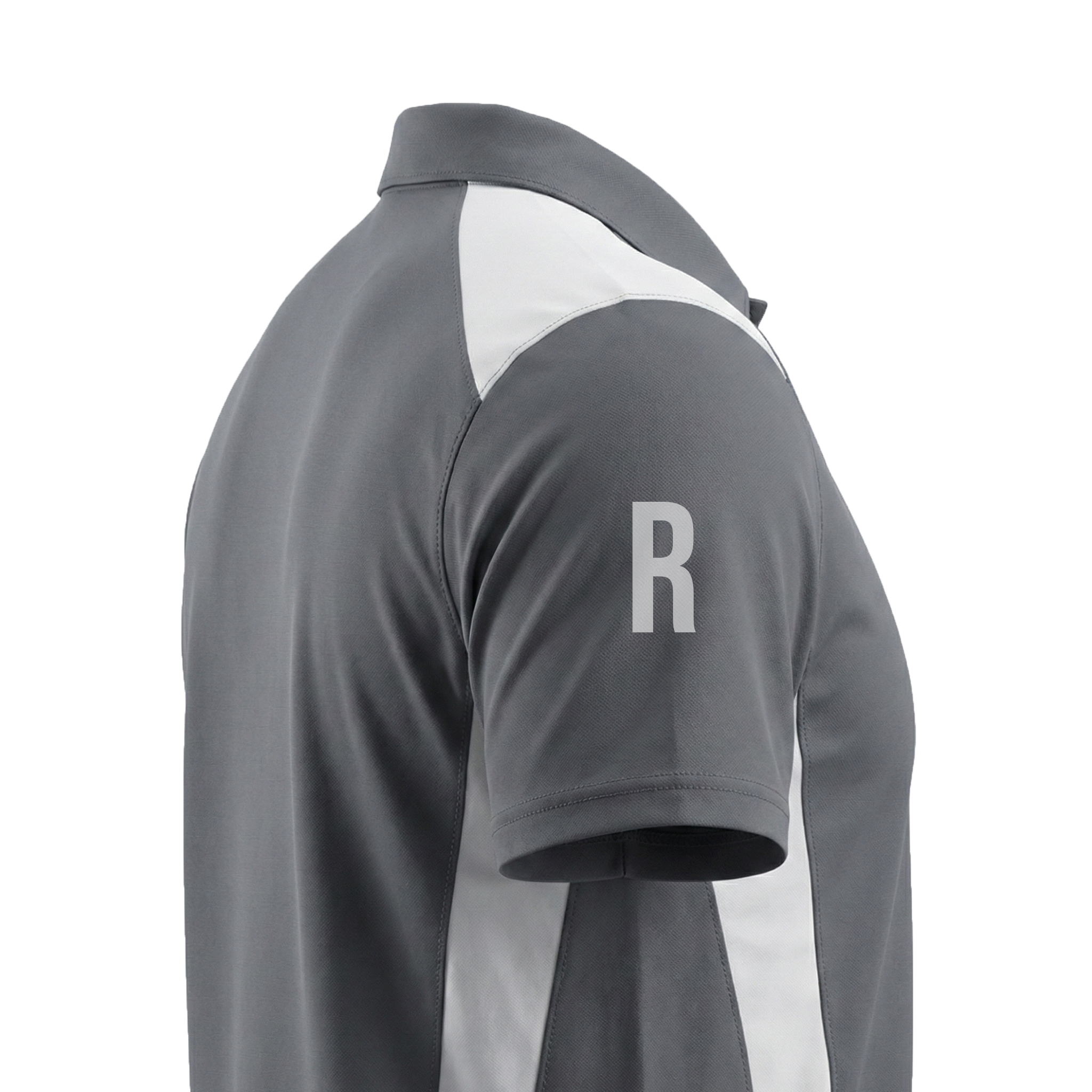 Charcoal & White Vanguard (Men's - 160GSM)