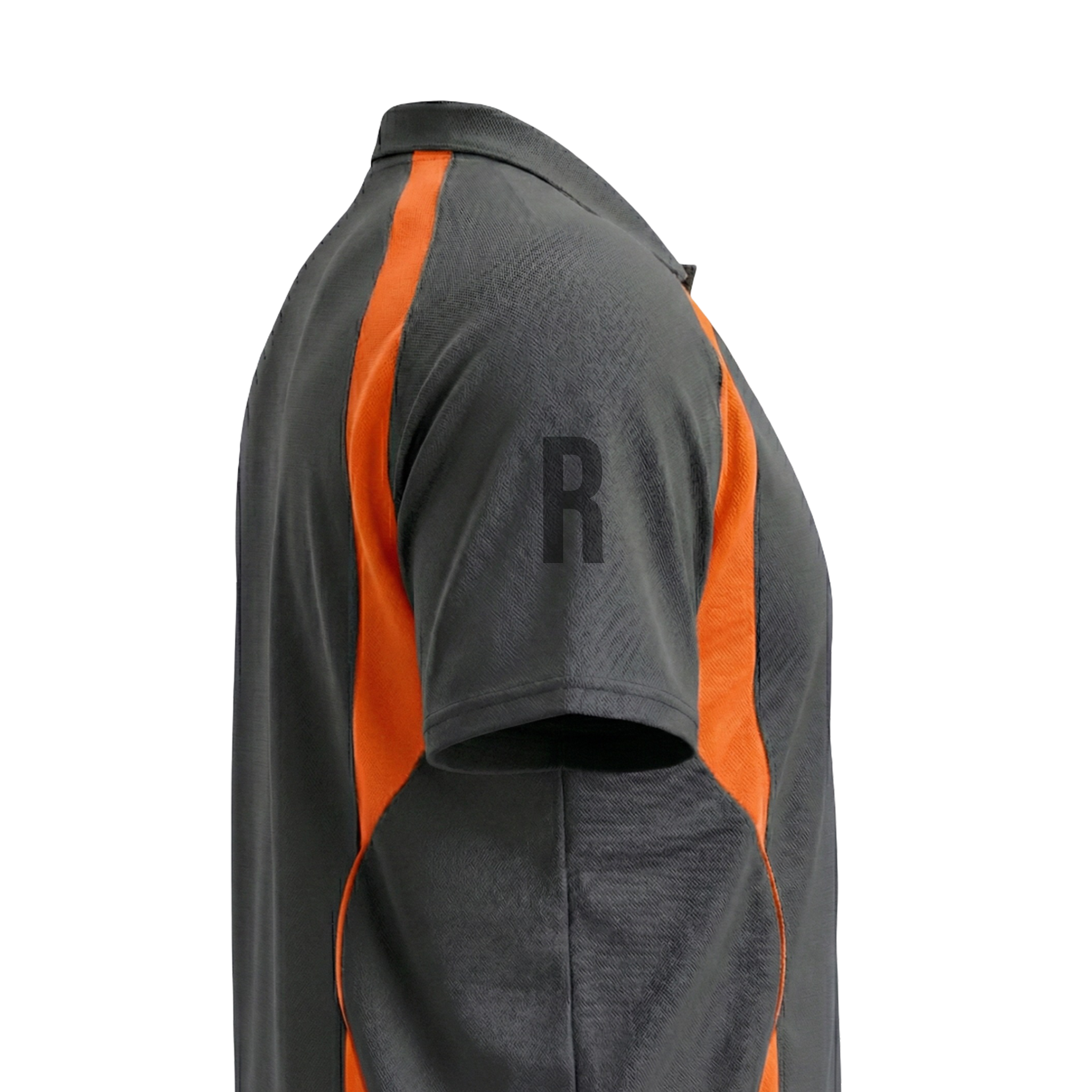 Charcoal & Orange Flex Fit (Women's - 160GSM)